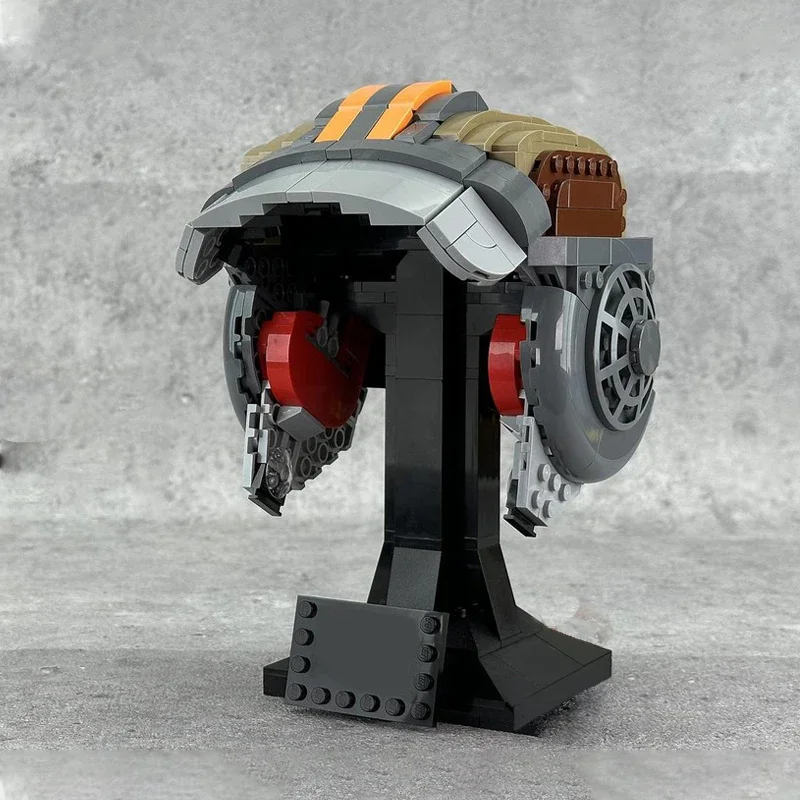 633 детали MOC: Шлем Омега из Star Wars, Шлем Бад-Бэч, классическая реплика, модульная сборная образовательная модель, конструктор DIY (art.: 3920db2333cb3) - 3920db2333cb3