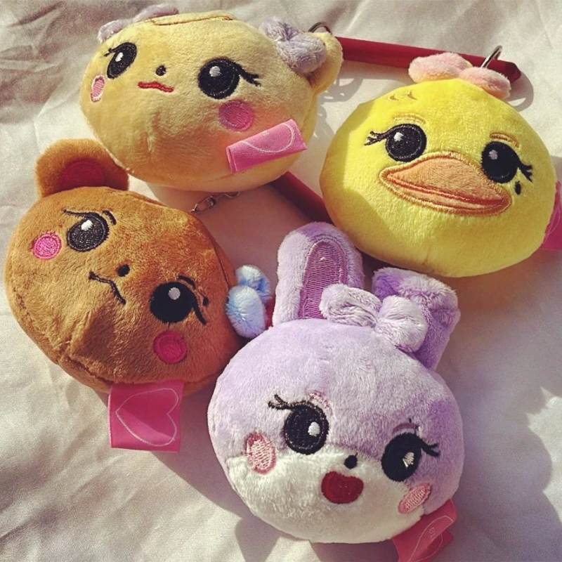 

Kpop Black Pink Album BORN PINK World Tour Official Plush Mini Keychain Rose Jennie Jisoo Lisa Kawaii Stuffed Animals Gift Anime