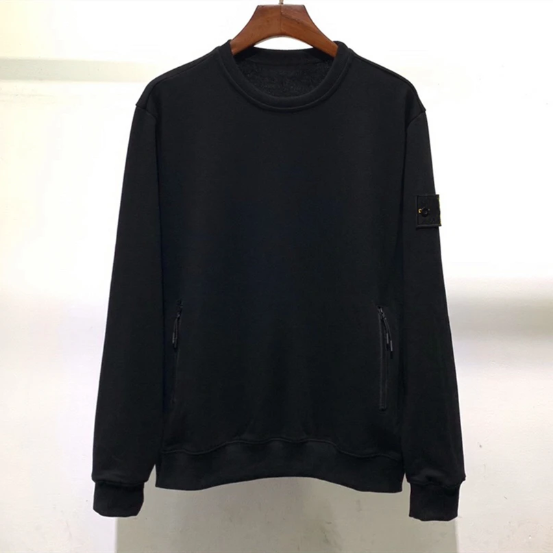

Autumn Winter Couple Outfit Tops Compass Badge O-neck Men 100%cotton Long Sportswear Fashion Sweatshirts Casual Streetwear Homme