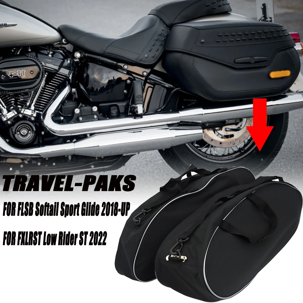 

Седельная сумка для мотоцикла, багажная подкладка, сумка для FLSB Softail Sport Glide 2018 2021 2020 FXLRST Low Rider ST 2022
