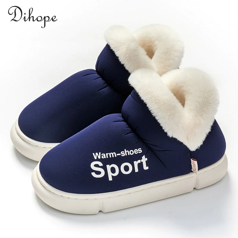 

Зимние женские и мужские ботильоны на толстой плоской подошве