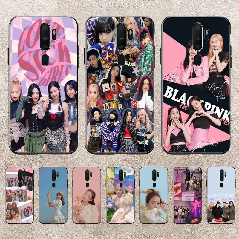 

B-Black Kopo P-Pinks Phone Case For Redmi 9A 8A 6A Note 9 8 10 11S 8T Pro K20 K30 K40 Pro PocoF3 Note11 5G Case