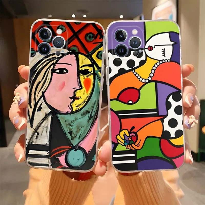 Чехол для телефона прозрачный Iphone 13Pro 11 12 14 Pro Max Mini 6 6s 7 8 Plus X XR XS SE2020