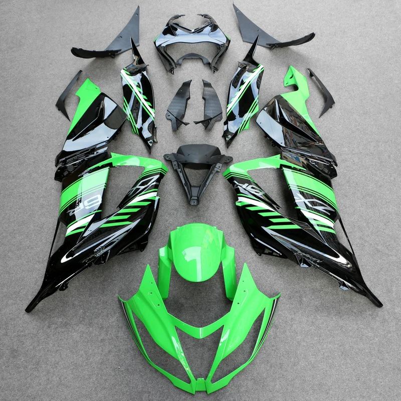 

Индивидуальные комплекты обтекателей для Kawasaki ZX6R 2013 - 2018 модель ниндзя ZX-6R 2014 2015 2016 комплект обтекателей из АБС-пластика PA1