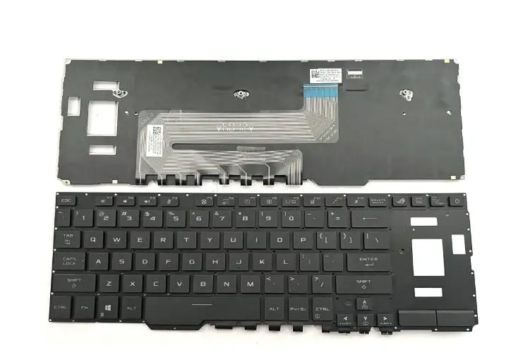 Фото Новая клавиатура с подсветкой для ноутбуков серии Asus ROG Zephyrus Duo 15 GX550L GX550LXS GX551Q GX551QM (американская раскладка) №1