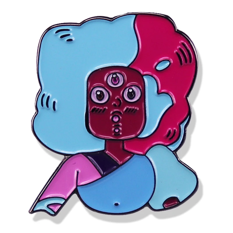 

Steven Universe Enamel Pin Garnet Cute Women Brooch Badge Lapel Pins for Backpack