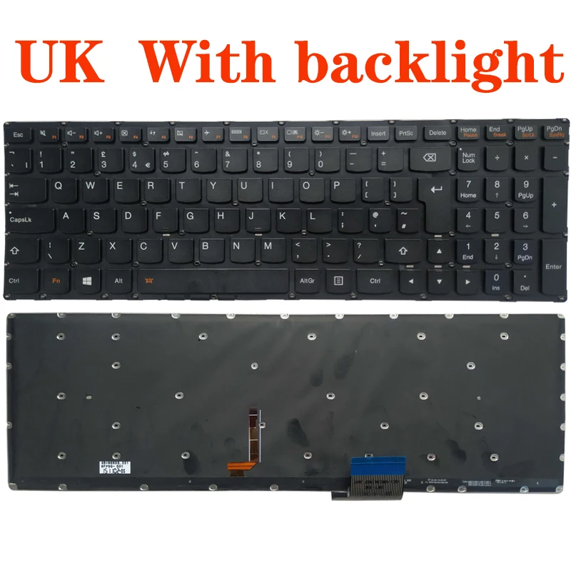 Клавиатура для ноутбука Lenovo Ideapad Y50 Y50-70 Y50-70A Y50-70AM-IFI Y70 с подсветкой |