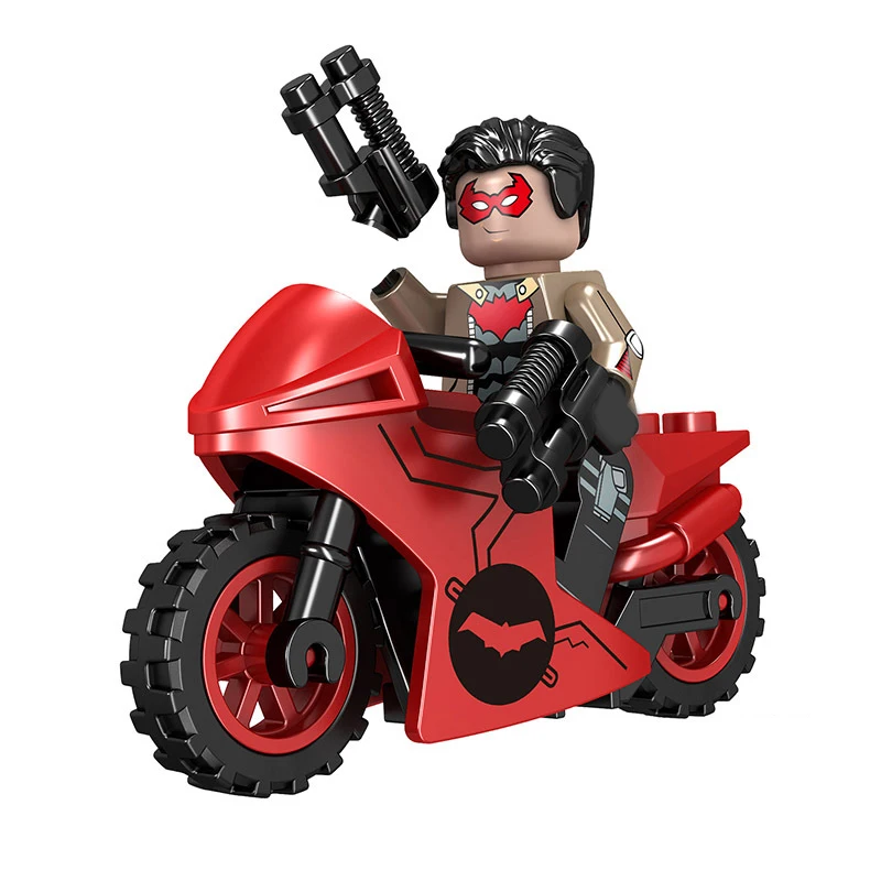 Образовательная кукла LG1002 светящаяся Призрачный всадник гоночный мотоцикл