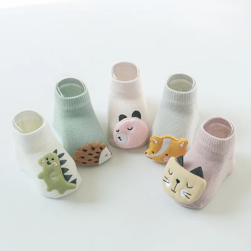 

Spring Summer Baby Boat Socks Anime Bebes Non-slip Floor Sock Cartoon Accessories Doll Calcetines Colorful Newborn Toddler носки
