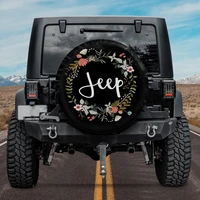 vintage jeep flower spare tire cover for car car accessories custom spare tire covers your own personalized design