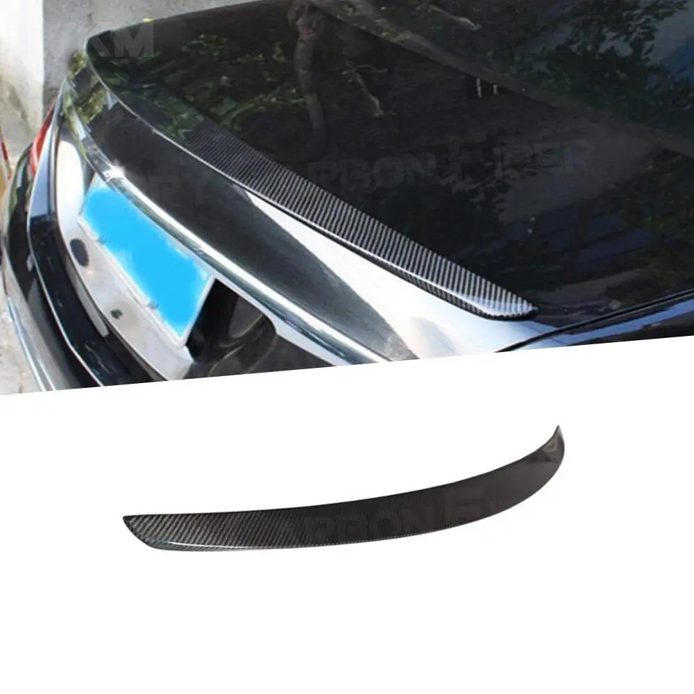 

For S Class Carbon Fiber Rear Spoiler Wings for Mercedes Benz W222 4 Door S400 S500 S600 S63 S65 AMG 2014-2017 Car Styling FRP