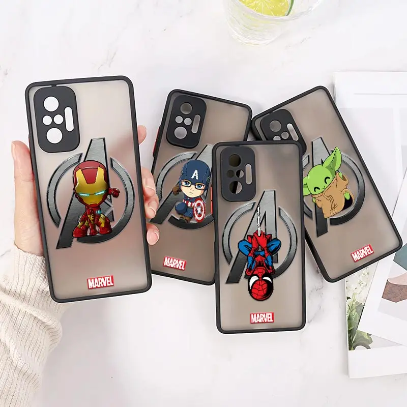 

Marvel Avengers Iron A Logo Ironman For Redmi Note 11 Cases Redmi 8 9 9A 9C 9T 10C 6A 7A 7 Note 6 8 10 11 9 Pro Case Matte Cover