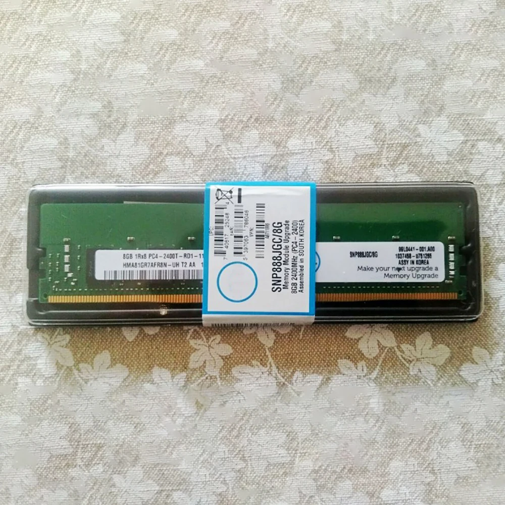 1 шт. SNP888JGC/8G для серверной памяти DELL 8G 8 ГБ DDR4 1RX8 2400 МГц PC4-19200 Оперативная память