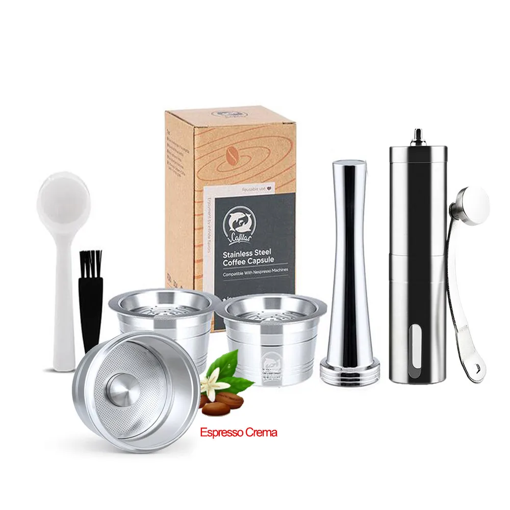 Capsula Di Caffè Riutilizzabile Per Tchibo Cafimo Easy Caffitaly 3 Hearts Lov Caffettiera Passione Ricarica In Acciaio Inox Pod Filtro