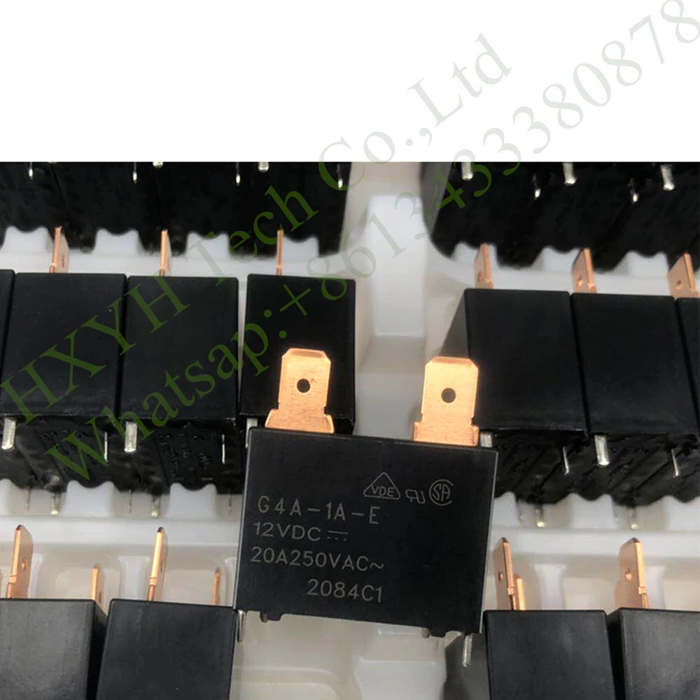 Фото (5 шт./упаковка) G4A-1A-E-12V G4A-1A-E DIP-4 20A 250V Нормально открытое силовое реле №1