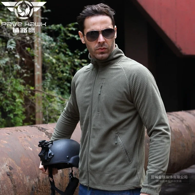 Мужская Флисовая тактическая куртка теплая для тренировок на открытом воздухе