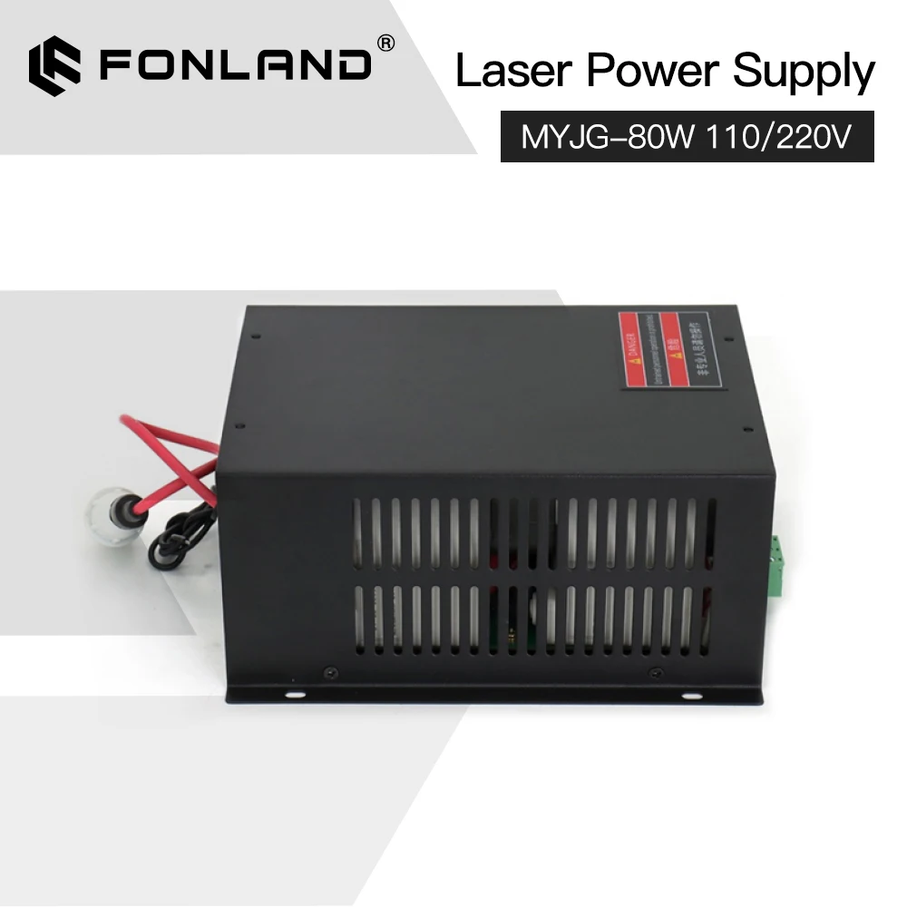 FONLAND 80W CO2 Laser Power Supply MYJG-80W 110V/220V for Laser Tube Engraving Cutting Machine enlarge