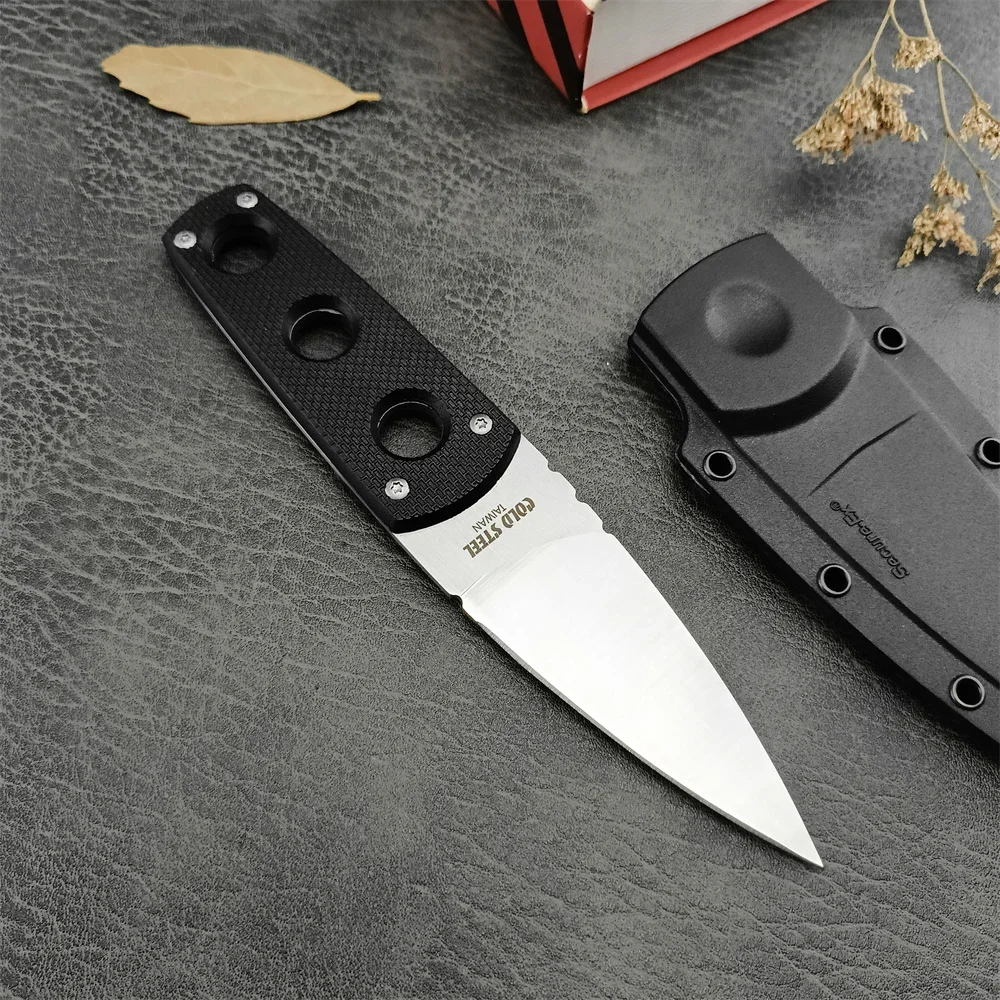 Фото Защитный Нож COLD Secret Edge С Фиксированным Лезвием Из Нержавеющей Стали 440C, Безопасная Ручка, АБС-пластик №1