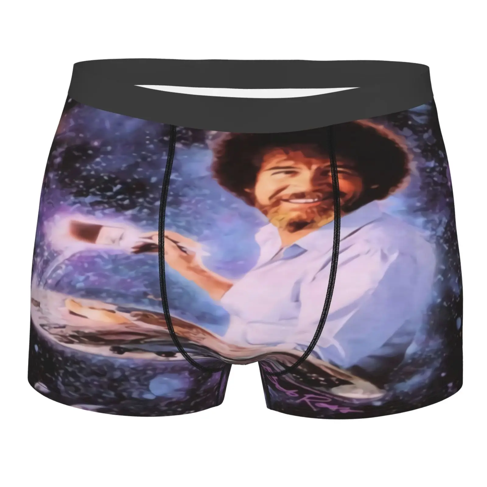 

Трусы-боксеры мужские из полиэстера, пикантные шорты с карманом, с художественным принтом Галактики, комплект одежды для мужчин