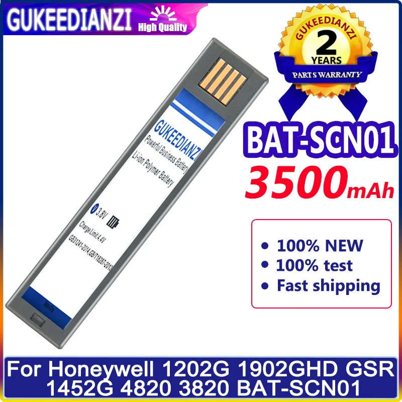 Аккумулятор 3500 мАч BAT-SCN01 для Honeywell 1202G 1902GHD GSR 1452G 4820 3820 стандартные сканеры батарея + Инструменты