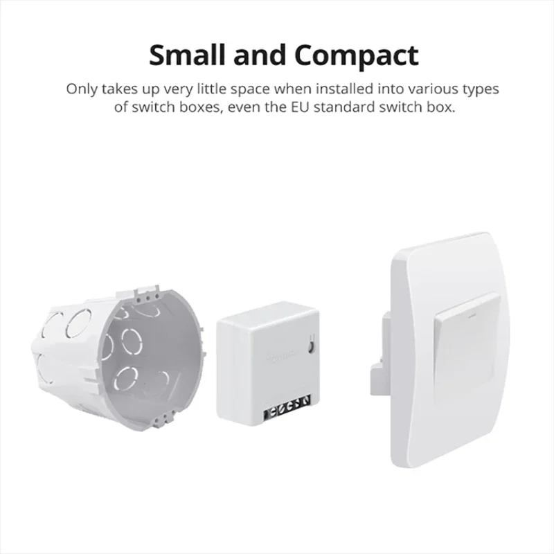 Смарт-переключатель Sonoff Mini R2 с поддержкой Wi-Fi и 2-сторонними модулями