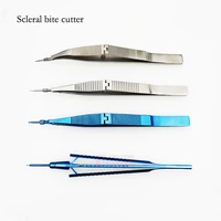 ophthalmic instruments micro titanium alloy trabecular bite cutter scleral bite cutter 0 8mm1 0mm1 2mm1 5 straight bend