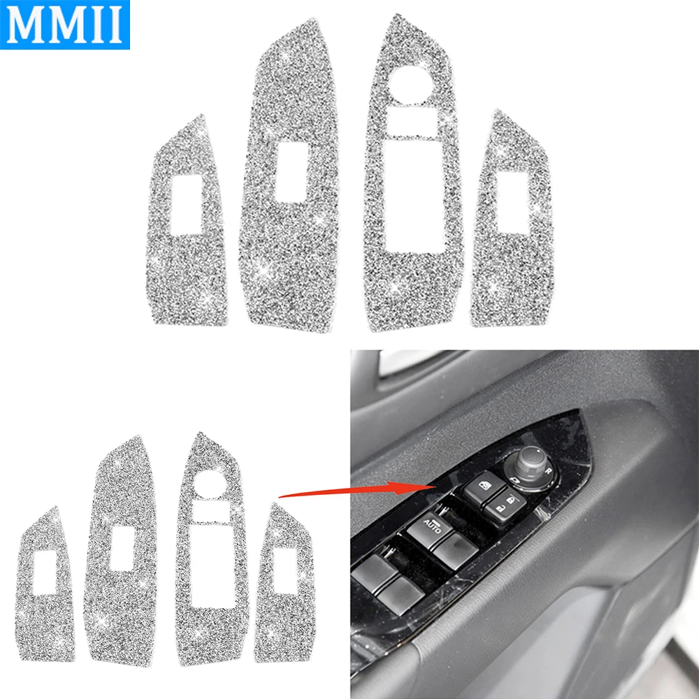 

Для Mazda CX-5 2017-2018, декоративная Обложка со стразами, аксессуары для интерьера автомобиля, декоративная наклейка