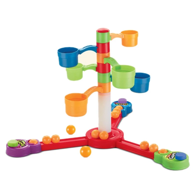 

FBIL-Three-Pronged Finger Ejection Ball Combination Desktop Interactive Games Children's DIY Assembly Toys Ejection Cup Set