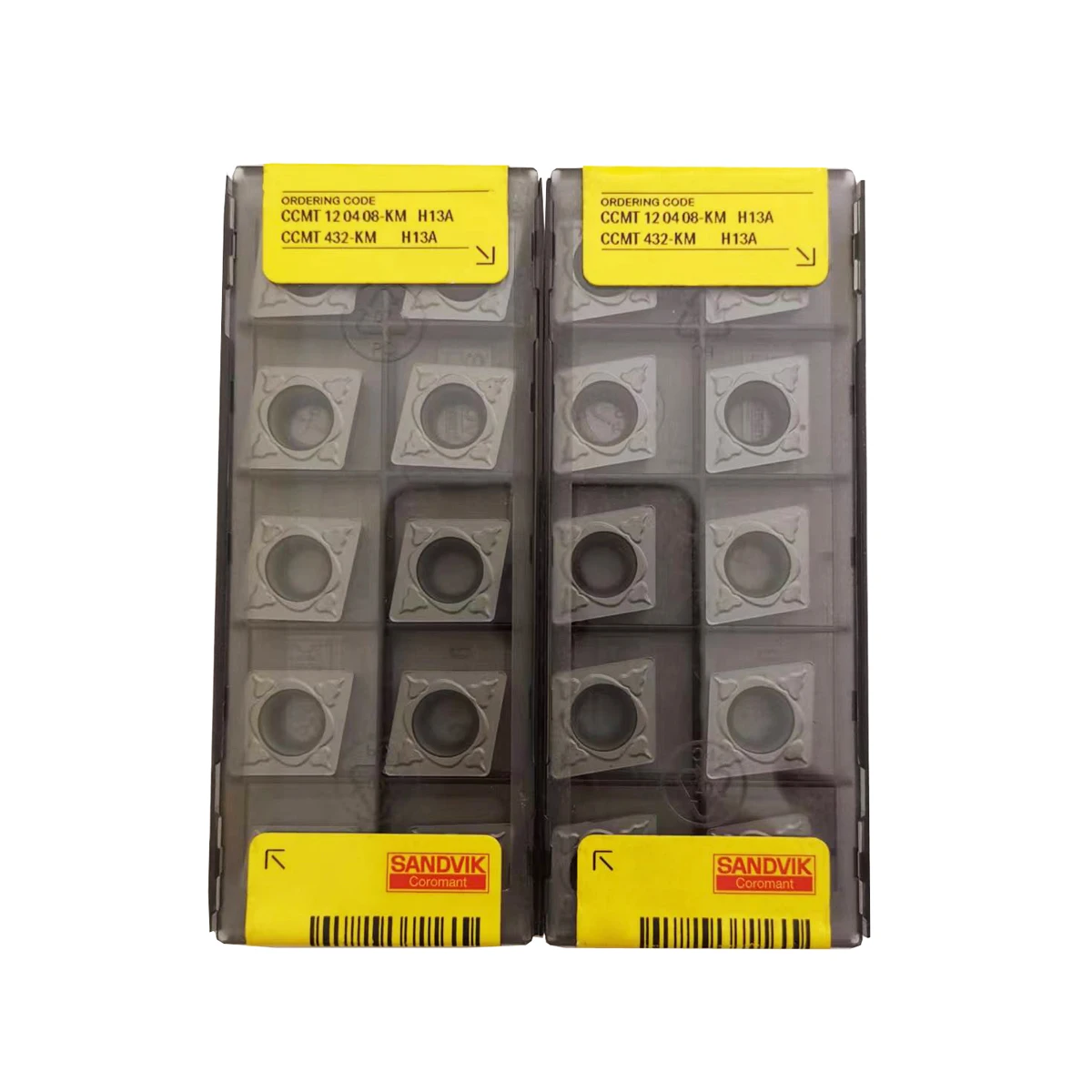 

CCMT432-KM CCMT120408-KM H13A Carbide Inserts 10pcs Coromant CNC Lathe Turning Tool