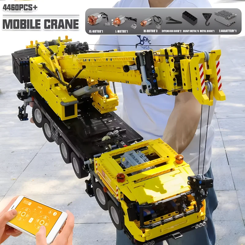 Технические строительные комплекты Mold King модели грузовика блоки игрушки для