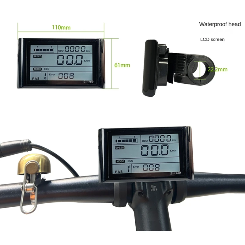 JN25A комплект контроллера для электрического велосипеда модель SW900 дисплей