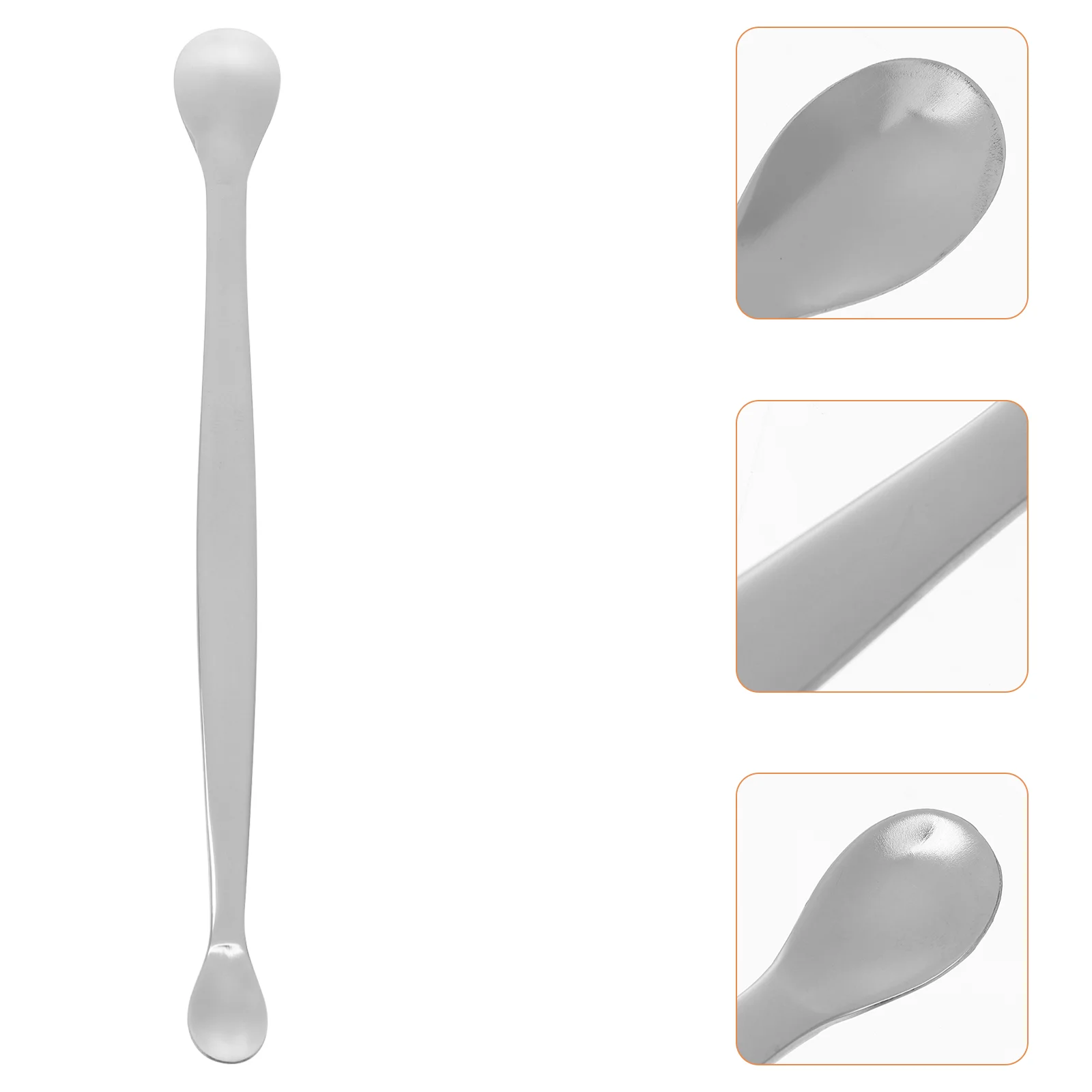 

2 Pcs Reagent Spatula Micro Spoon Spatula Experiment Spoons Sampler Spoons Reagent Spoon Sampling Spoon