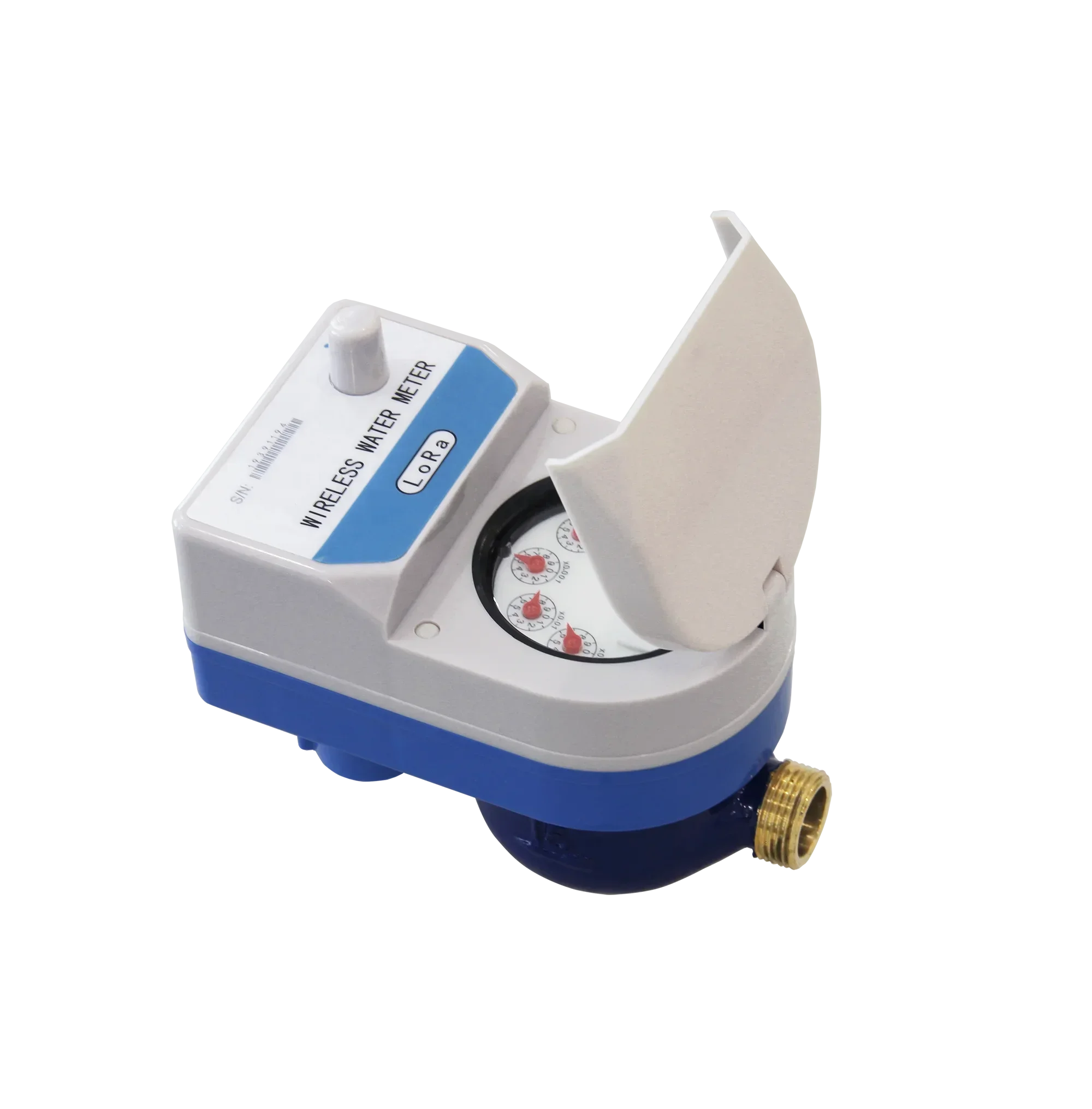 Заводская цена счетчиков Китай латунь 15 герконовый беспроводной Wi-Fi клапан с