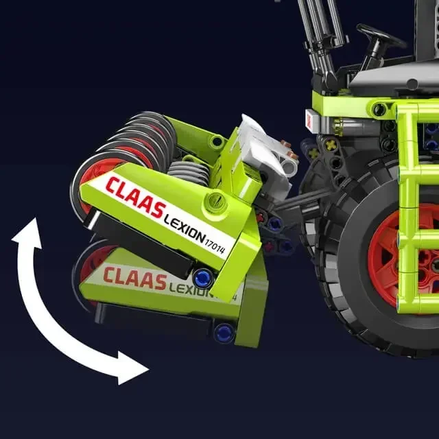 New MOULD KING технический трактор комбайн электрический RC MOC строительные блоки