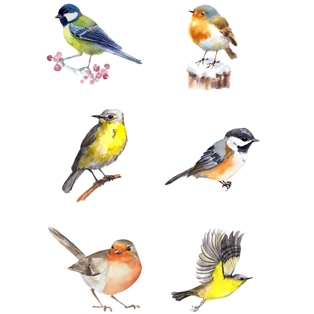 

6pcs Decals Window Clings Decals Window Clings Window Decal Window Stickers