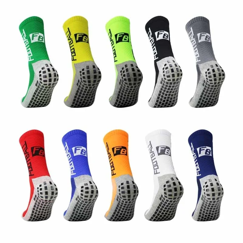 

Socks Mid Soccer Calf Mens ANTI Non Slip SLIP Football Cycling Sports Socks