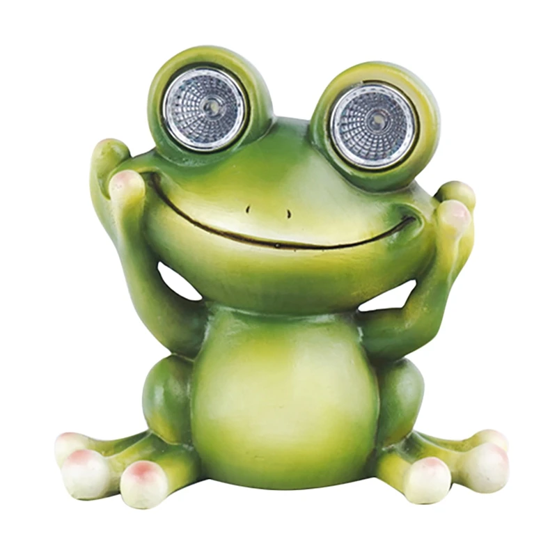 

Садовый светильник s Frog, уличный декоративный водонепроницаемый садовый светильник ильник s в форме лягушки для дорожек, газона