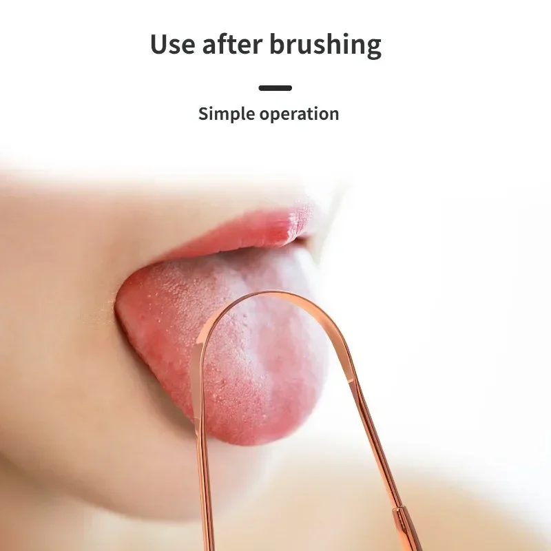 Скребок для языка из нержавеющей стали U-образный язычок очистки покрытия