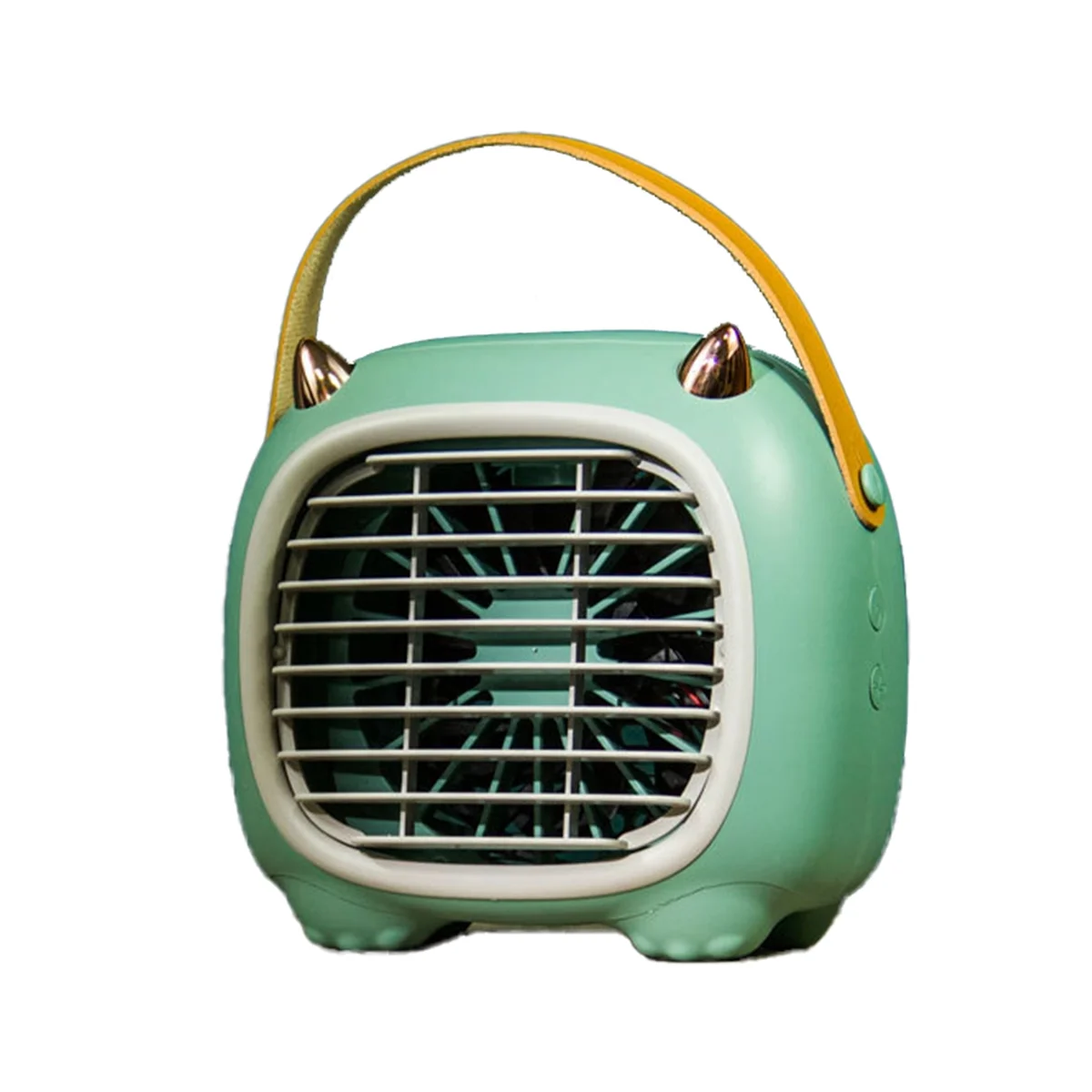 

Desktop Small Fan Mute Office Desk Electric Fan Student Dormitory Summer Refrigeration Cooling Charging Air Coole,D