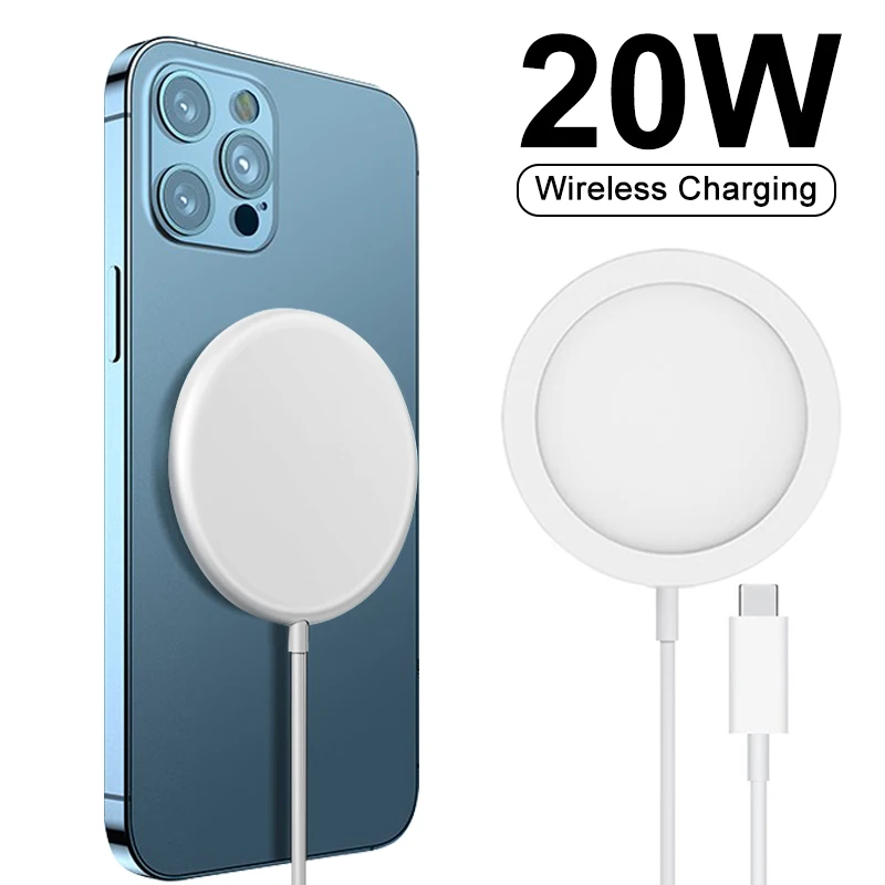 pd 20w magnetic wireless charging for iphone 13 12 11 pro max mini usb c type c fast charger x xs xr 8 plus phone quick charge free global shipping