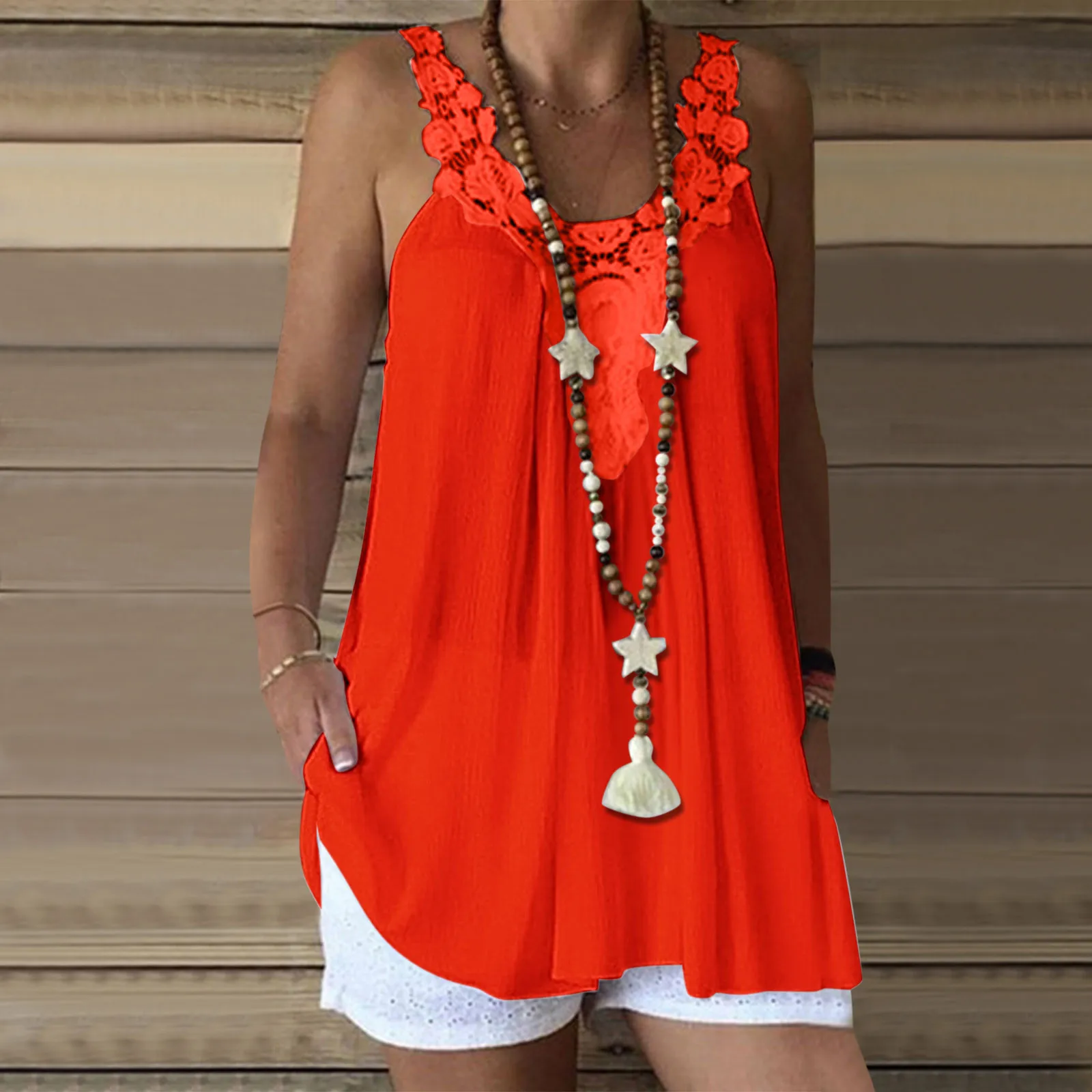 

Solid Tank Tops For Women Loose Fit Shirt For Dressy Casual Summer Lace Strap Sleeveless Blouses V Neck Cami Top Vest Топик