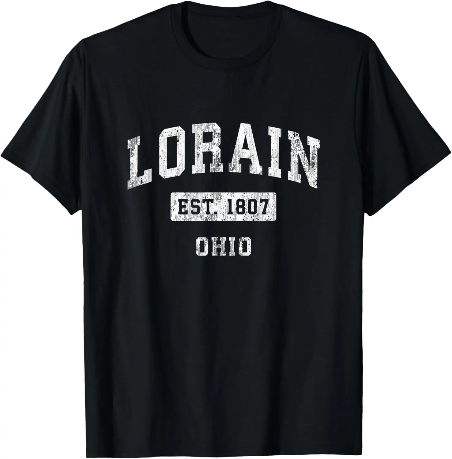 Винтажная футболка спортивного дизайна Lorain Ohio OH