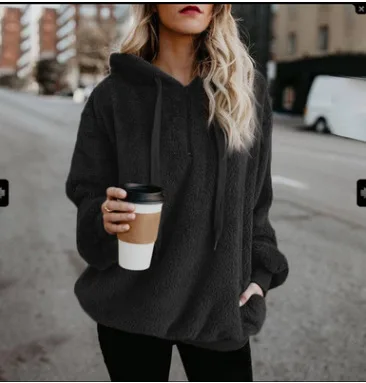 

2021 Sweatshirts Casual O-Neck Solid Long Sleeve Blouse Loose Sweatershirt Tops white