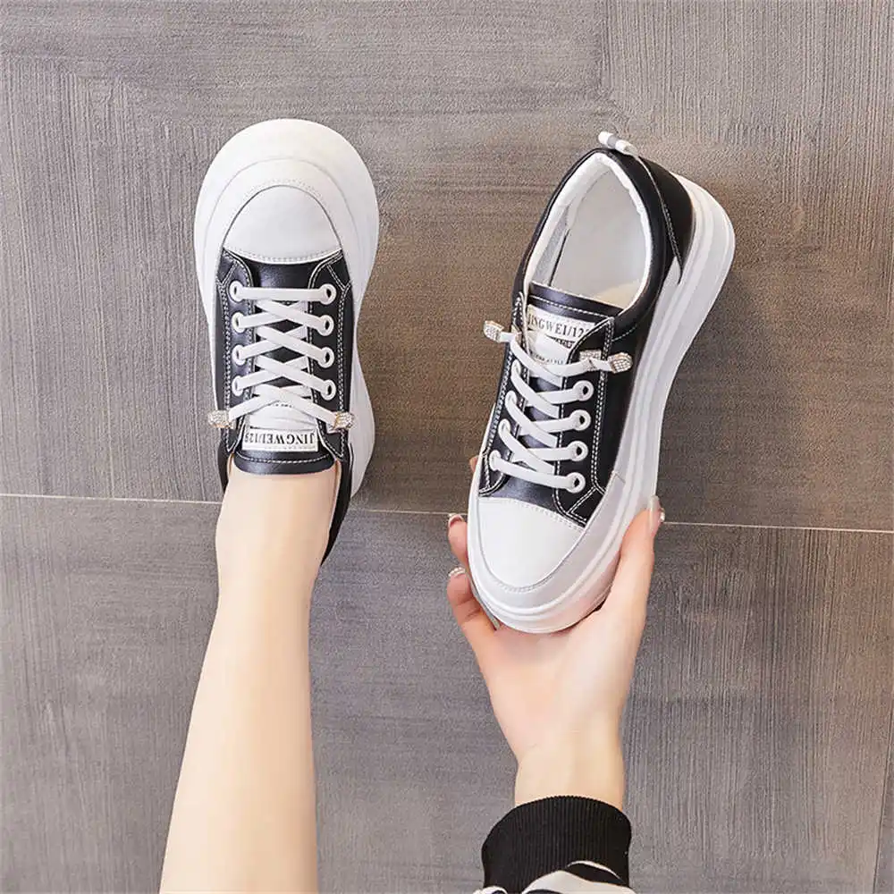 

Cow leather high sole women's badminton shoes Running sneakers 46 colorful tennis for women sport unique snaeker sports YDX2