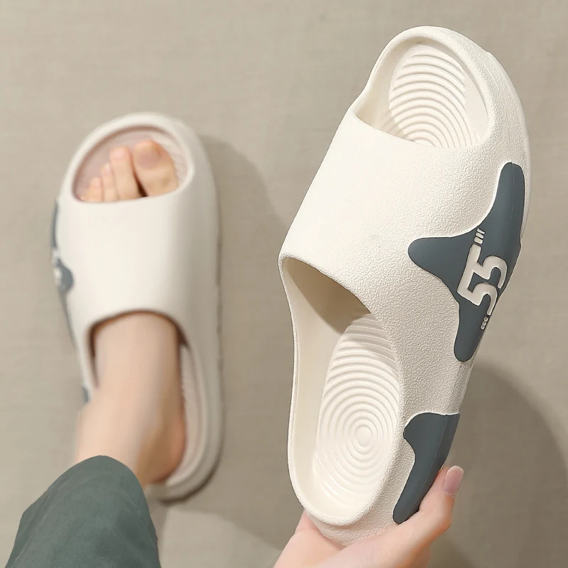 Летние женские и мужские тапки-шлепанцы крутые граффити пляжные шлепанцы