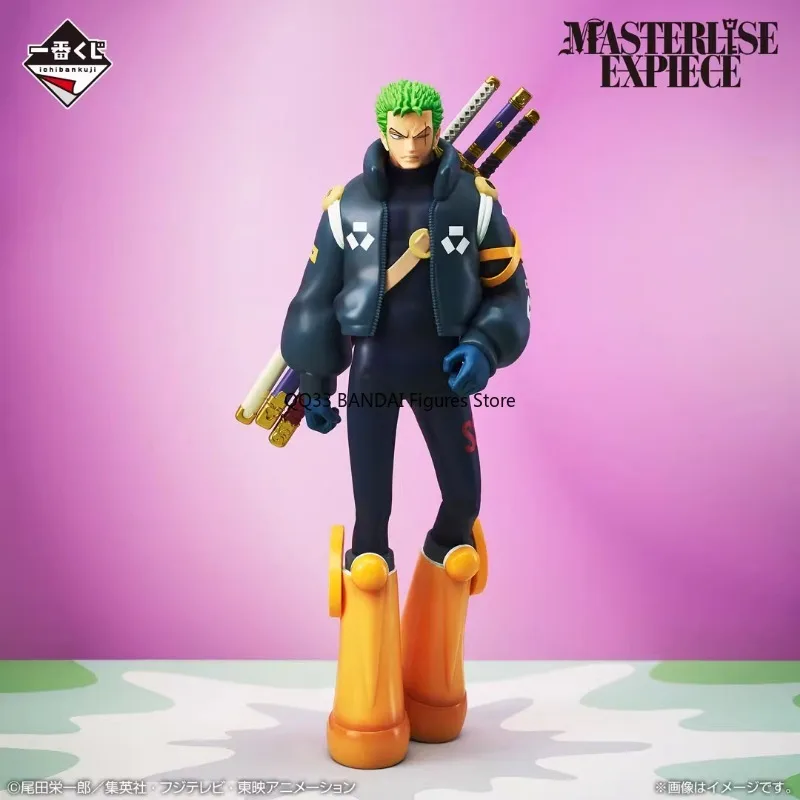 BANDAI ONE PIECE Ichiban Kuji Roronoa Zoro MASTERLISE EXPIECE Фигурка Приз B Экшн-модель Настольные украшения