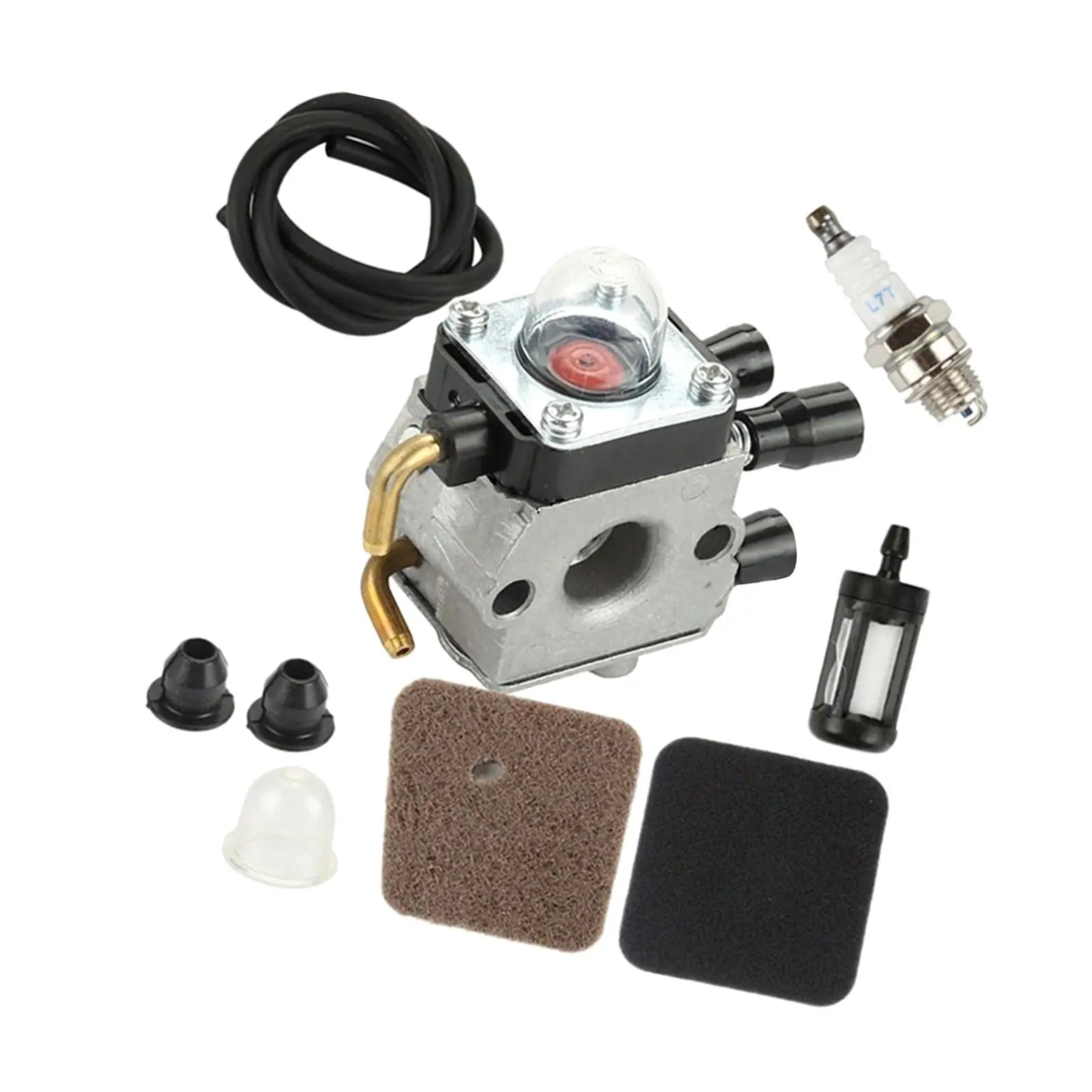 

Carburetor Garden Replacement Carburettor Convenient Primer Bulbs Gasket String Trimmer for Stihl FS45 FS55R FS45C km55R FS55RC