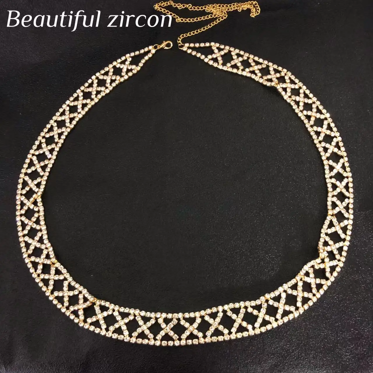 2022 Очаровательная сексуальная женская цепочка на талию со стразами модная для