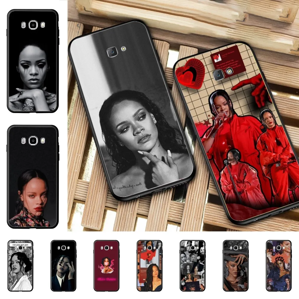 

S-singer R-rihan girl Phone Case For Samsung J 7 plus 7core J7 neo J6 plus prime J6 J4 J5 Mobile Cover