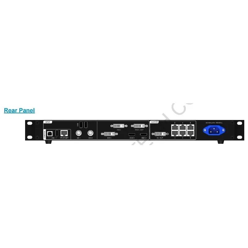 Фото Мультивидеопроцессор Novastar VX6S Светодиодный видеопроцессор для светодиодного дисплея ЖК-дисплея VPU процессор видеопроцессора №4